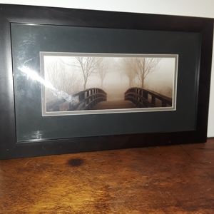 Misty bridge picture